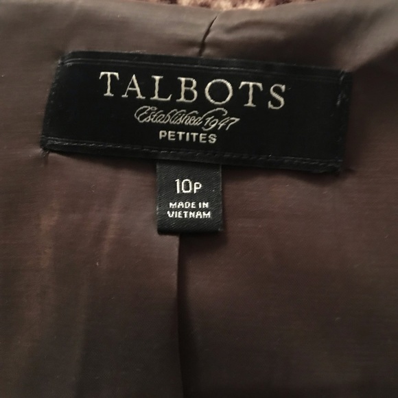 Petite Talbots Animal Print Topper - Picture 3 of 4